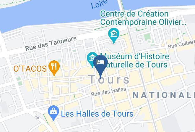 Indre Et Loire - Hotel Foch Maps