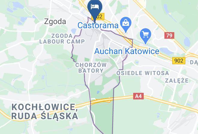 Chorzow - Focus Hotel Katowice Chorzow Maps