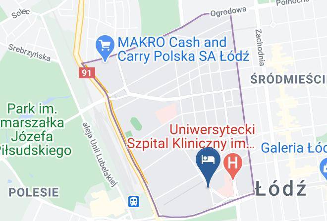 Lodz - Hotel Focus Lodz Maps