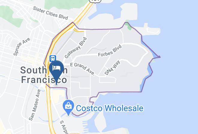 San Mateo - Hotel Focus Sfo Maps