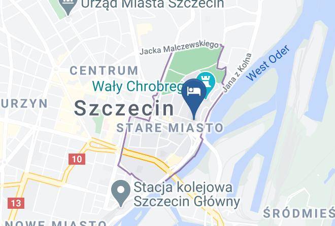 Szczecin - Hotel Focus Stettin Maps