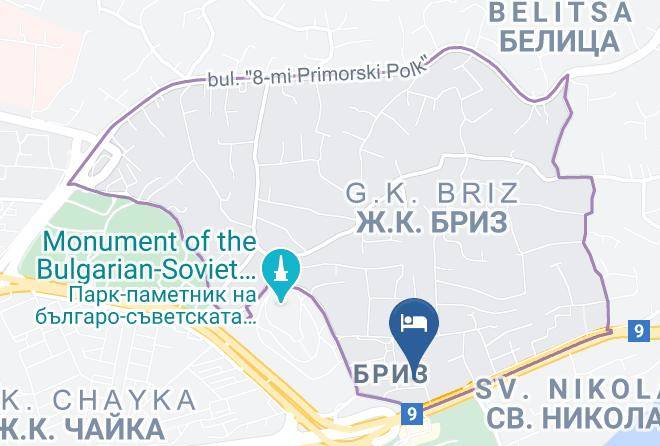 Varna Zhk Briz - Hotel Focus Maps
