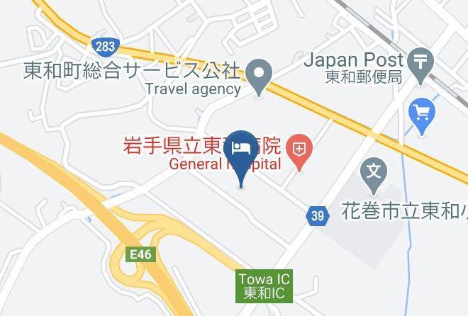 Hanamaki City - Hotel Folkloro Hanamakitowa Maps