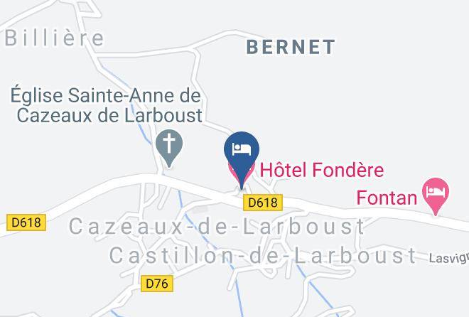 Haute Garonne - Hotel Fondere Maps