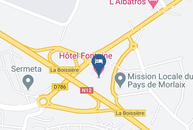 Finistere - Hotel Fontaine Maps