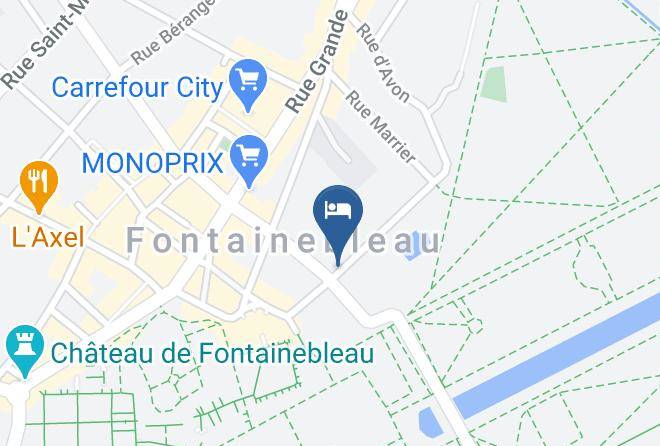 Seine Et Marne - Hotel Fontainebleau La Carpe D'or Maps