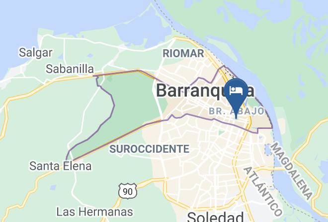 Barranquilla - Hotel Fontamar Maps