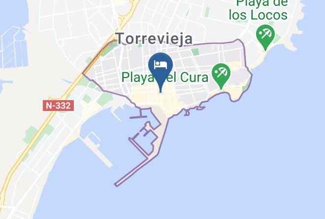 Alicante - Hotel Fontana Plaza Maps