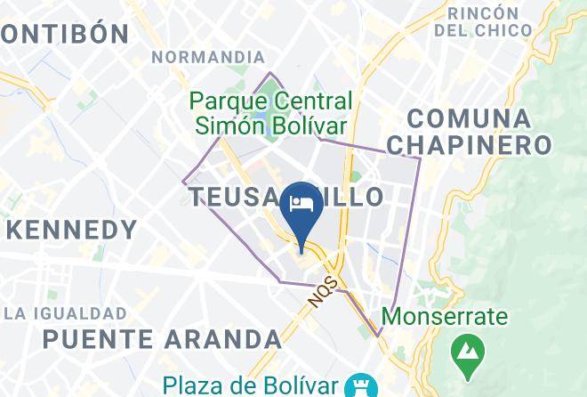 Hotel Fontanar Corferias Map