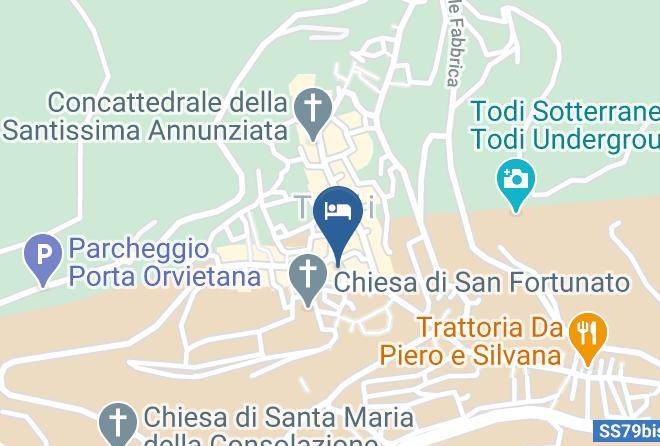 Perugia - Hotel Fonte Cesia Todi Umbria Maps