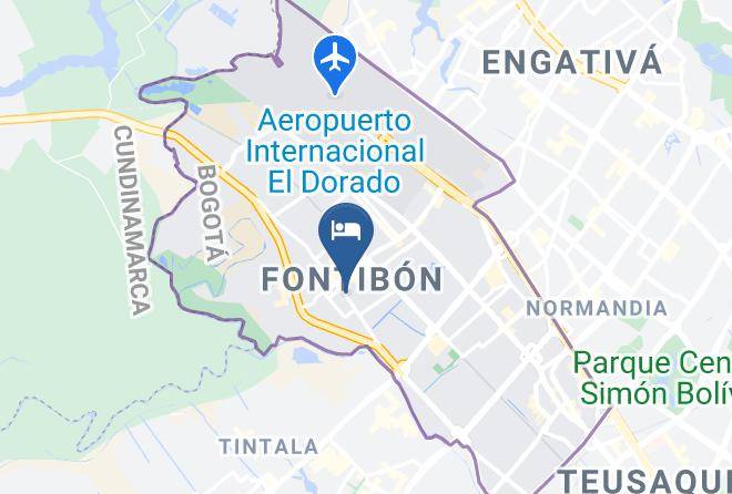 Bogota - Hotel Fontibon Maps