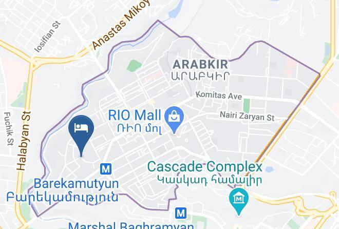 Yerevan - Hotel For You Maps