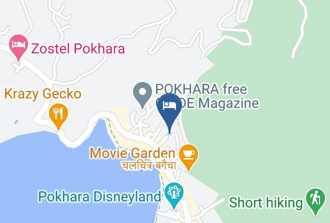 Pokhara - Hotel Forest Zone Maps