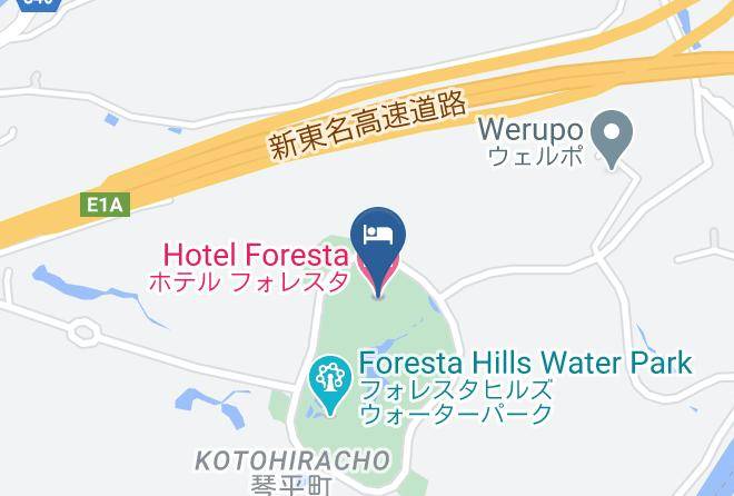 Toyota City - Hotel Foresta Maps