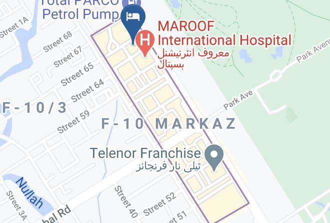 Islamabad - Hotel Foresta Maps