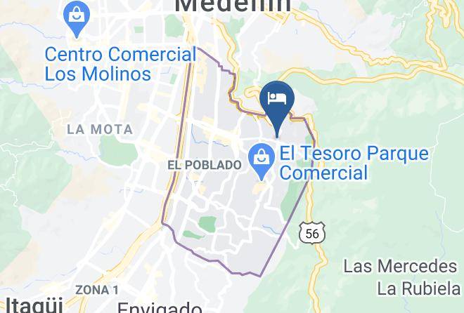 Medellin - Hotel Foresta Maps