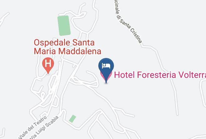 Pisa - Hotel Foresteria Volterra Maps