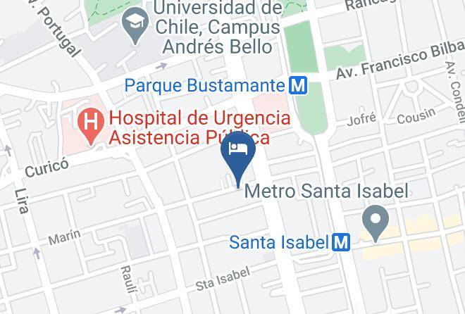 Santiago - Hotel Forever Maps