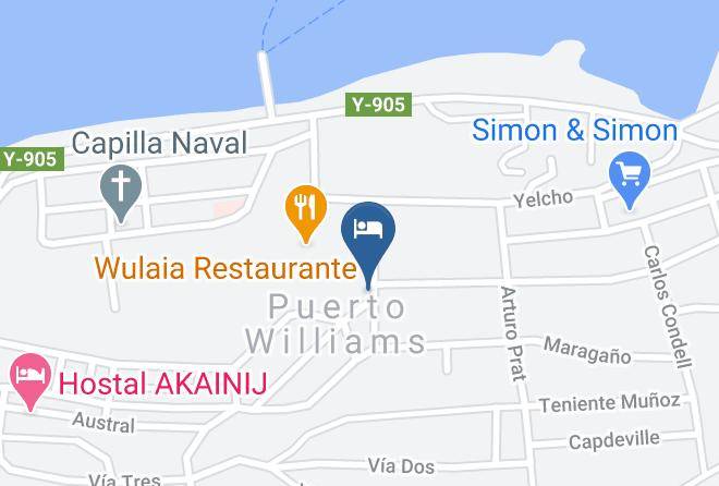 Antartica Chilena Province - Hotel Forjadores Maps