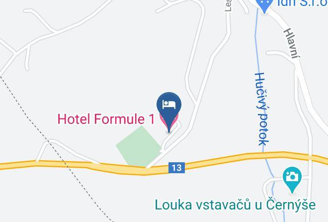 Chomutov - Hotel Formule 1 Maps