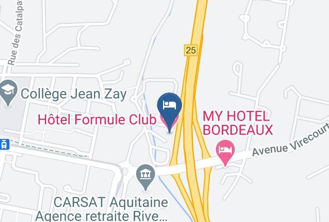 Gironde - Hotel Formule Club Maps