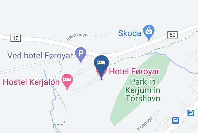 Torshavnar - Hotel Foroyar Maps