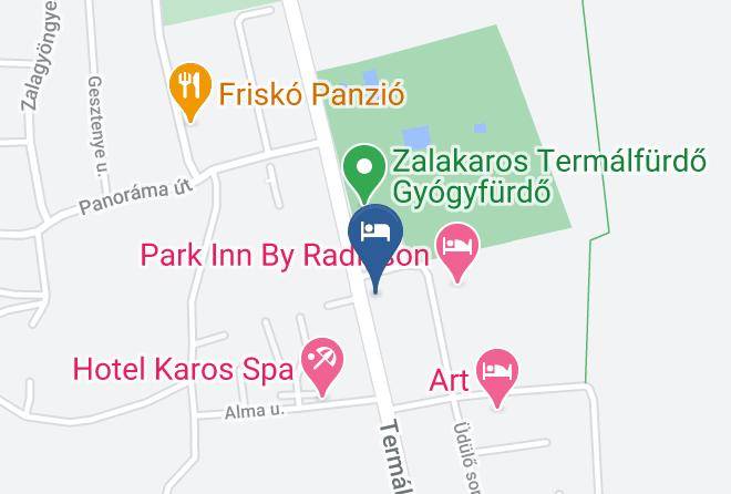 Zalakaros - Hotel Forras Zalakaros Maps