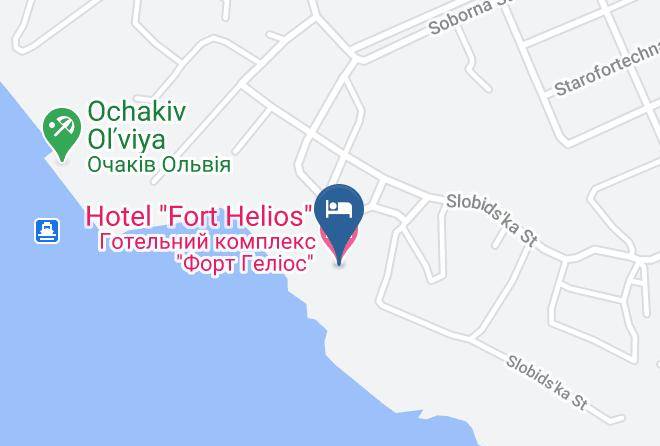 Ochakiv - Hotel Fort Helios Maps