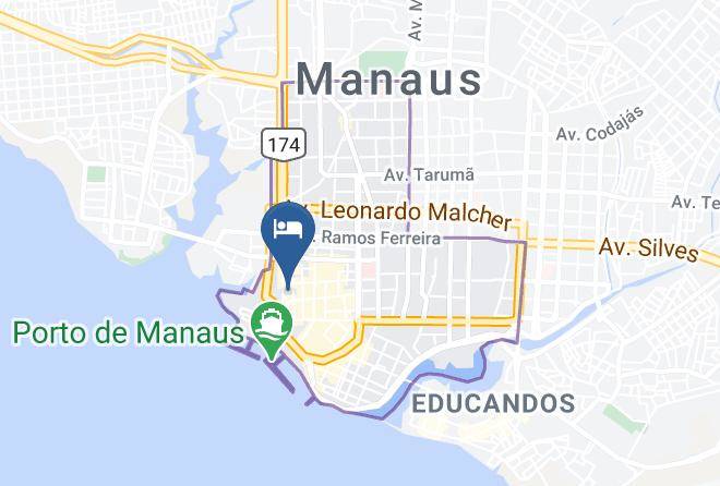 Manaus - Hotel Fortal Maps