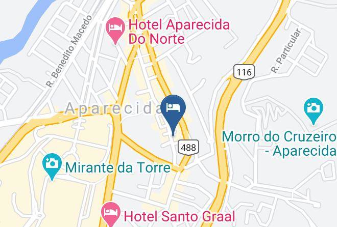 Aparecida - Hotel Fortaleza Maps