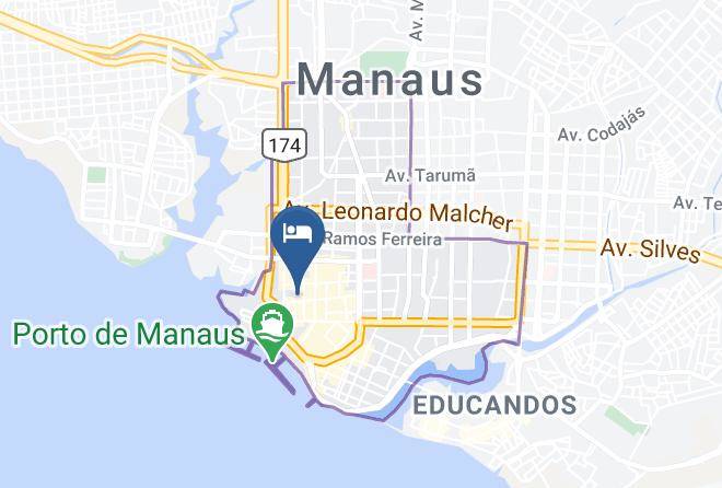 Hotel Nordeste Manaus Map