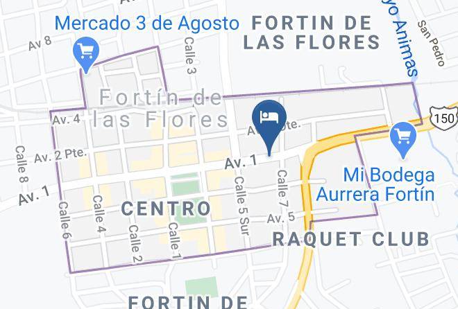 Fortin - Hotel Fortin De Las Flores Maps