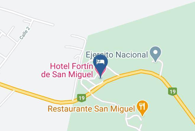 Rocha - Hotel Fortin De San Miguel Maps