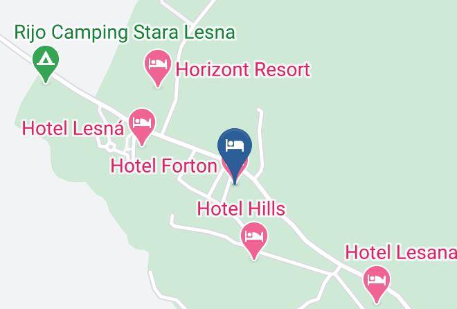 Kezmarok - Hotel Forton Maps
