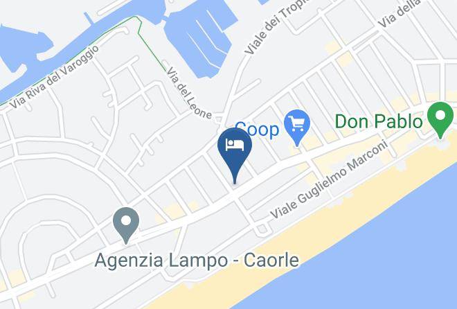 Hotel Fortuna Caorle Map