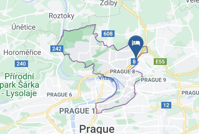 Prague - Hotel Fortuna Luna Maps