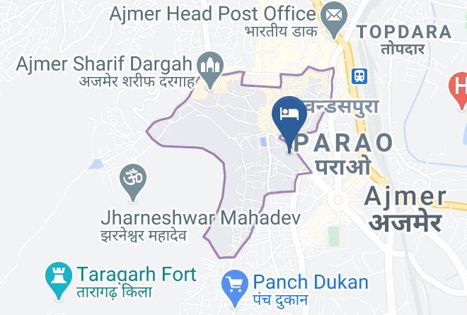 Ajmer - Hotel Fortune Plaza Maps