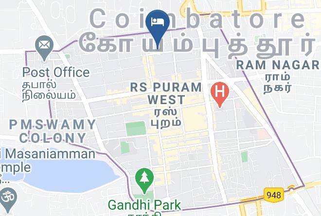 Coimbatore - Hotel Fortune Suites Maps