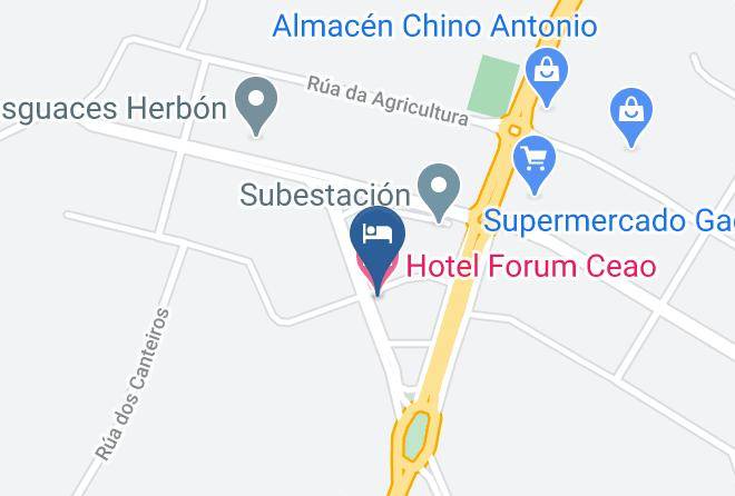 Lugo - Hotel Forum Ceao Maps