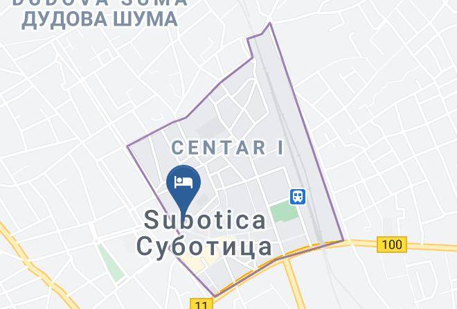 Central Serbia - Hotel Forum Garni Maps