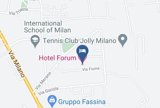 Milan - Hotel Forum Maps