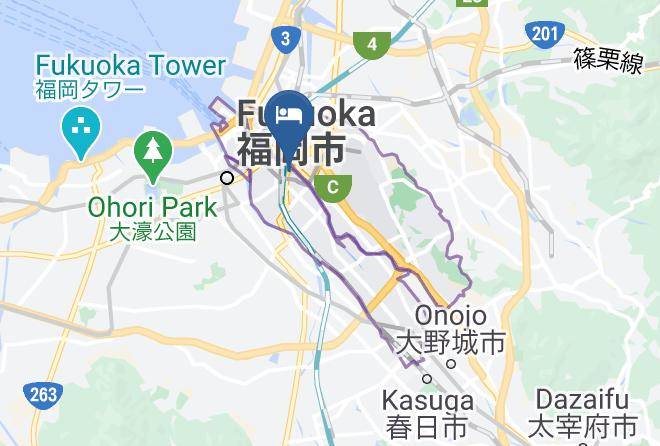 Fukuoka City Hakata Ward - Hotel Forza Hakataeki Chikushi Guchi Ii Maps