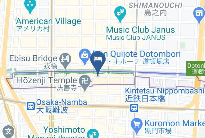 Hotel Forza Osaka Namba Map