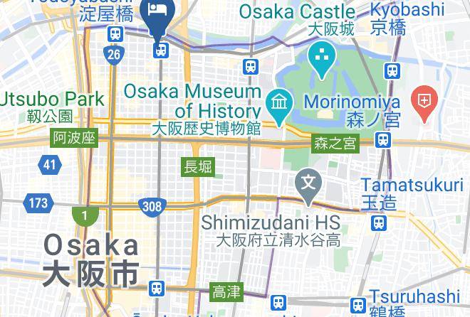 Osaka City Chuo Ward - Hotel Forza Osaka Kitahama Maps