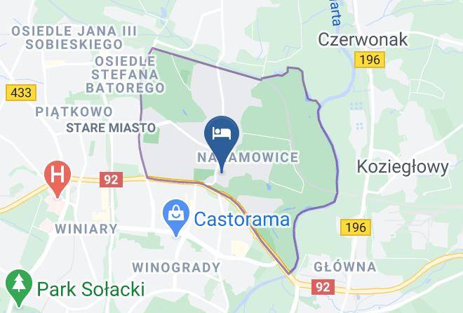 Poznan - Hotel Forza Maps