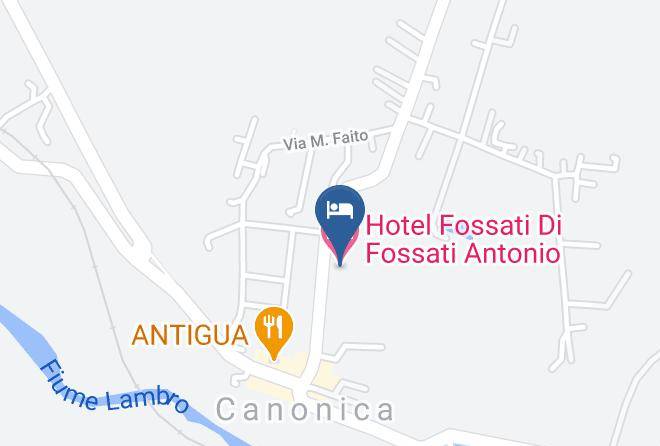 Monza E Brianza - Hotel Fossati Di Fossati Antonio Snc Maps