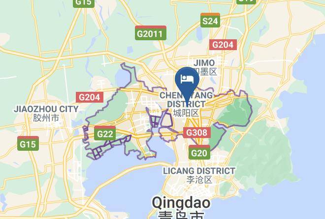 Qingdao - Hotel Four Points By Sheraton Qingdao Chengyang Maps