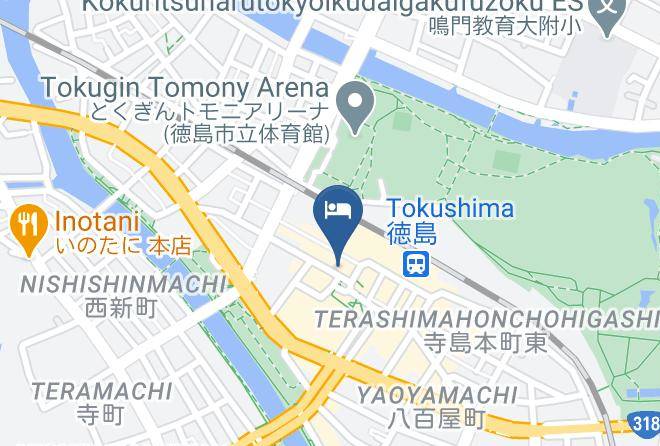 Tokushima City - Hotel Four Season Maps