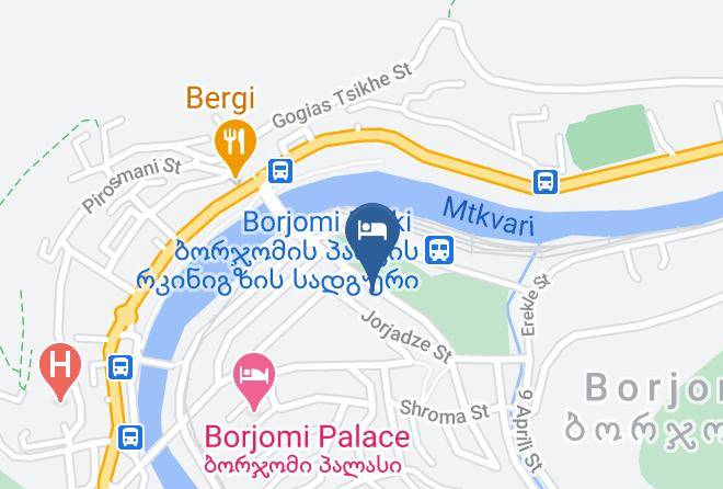 Borjomi - Hotel Four Seasons Maps