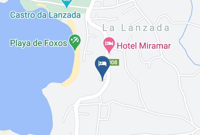 Pontevedra - Hotel Foxos Maps